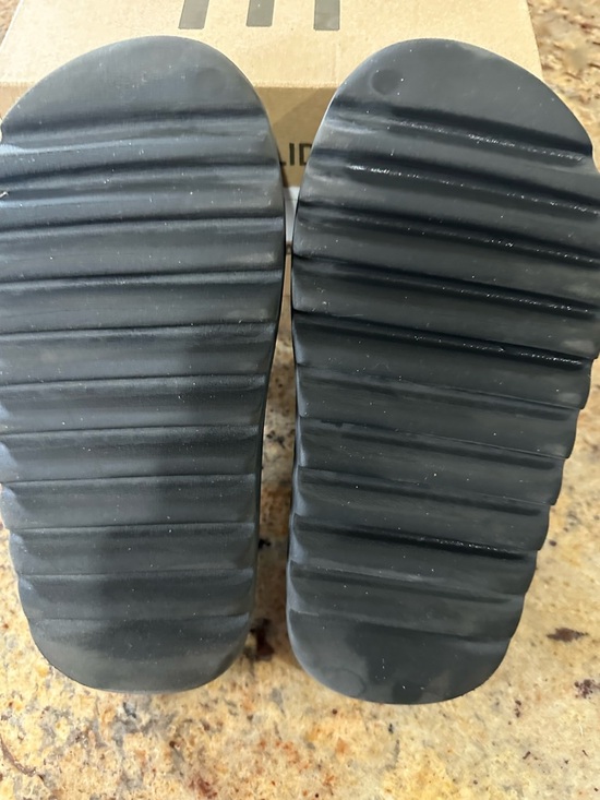 adidas Black YZY Slide Foam Slip-On Sandals